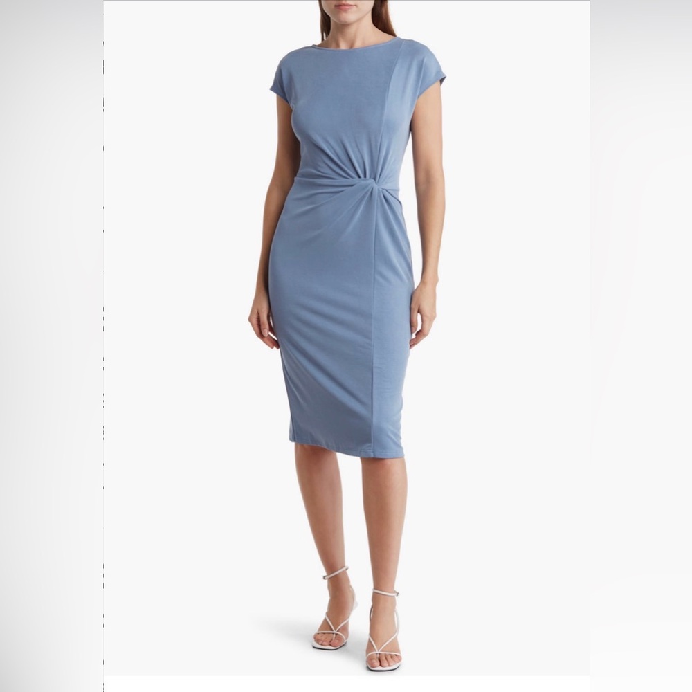 Nordstrom Rack, Side knot Modal blend Midi dress, Size Small